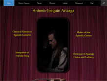 Tablet Screenshot of anthonyarizaga.com